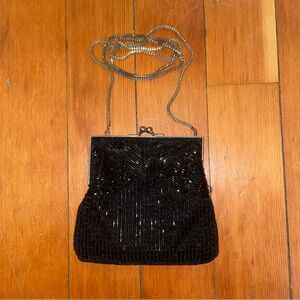 SOLD Vintage Hand-Beaded Purse
